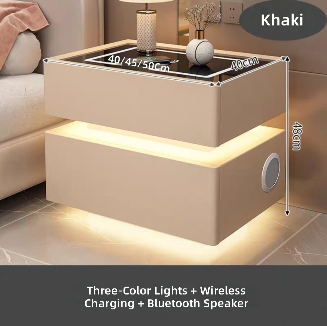 Caqui_Carga inalámbrica + LED+Altavoz Bluetooth