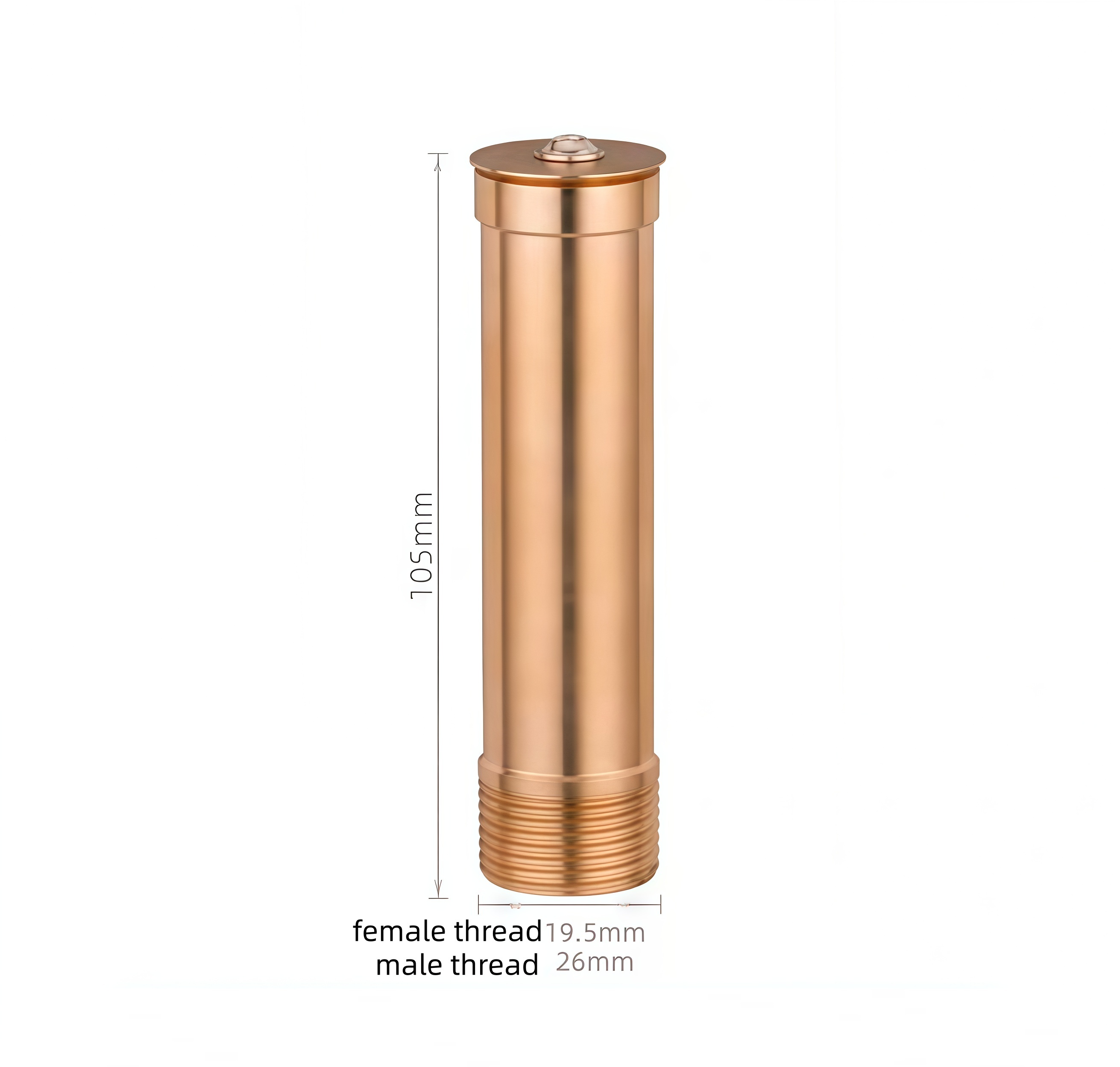 3/4' male thread(copper)