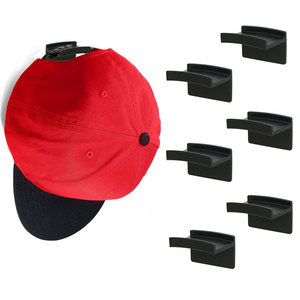 Minimalista Cozinha Wall Hook Rack Strong Hold Sticky Plastic PC Hat <span class=keywords><strong>Hooks</strong></span> Organizador Nenhuma Perfuração Necessária