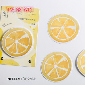 Infeel.me meyve sepeti serisi mesaj notu N kez yapışkan not 4 seçenek 1787 - Product Image 2