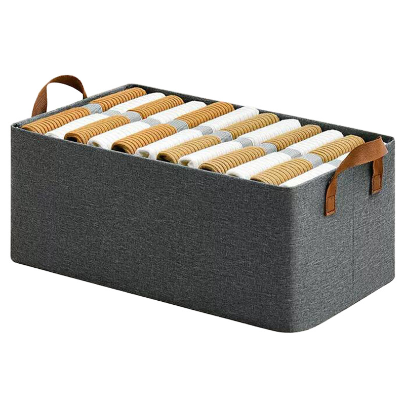 Boîte de rangement cationique grise