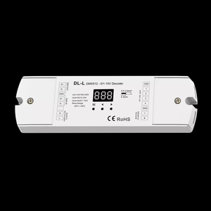 DL-L 4 канала DMX512 декодер DMX для 0-10V преобразователь сигнала RDM функция DMX512 до 0/1-10V контроллер - Product Image 2