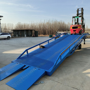 Mexikanische mobile Be-und Entlade brücke Container Be-und Entlade plattform Gabelstapler Rampe Nivel lier maschine Hersteller - Product Image 4