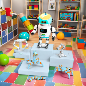 Giocattolo Robot intelligente educativo modulare per bambini AI prodotto di programmazione Python con grande sconto - Product Image 3