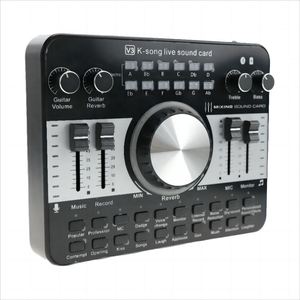 Ses PC USB stüdyo kaydedici müzik ses kartı K300 canlı ses mikseri arayüzü ses kartı ile birden fazla DJ efektleri akışı için - Product Image 5