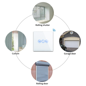 Touchmi intelligente interruttore a tenda all'ingrosso per uso domestico per il controllo remoto App Tuya WiFi materiale di vetro di rete Bluetooth 250V Max.