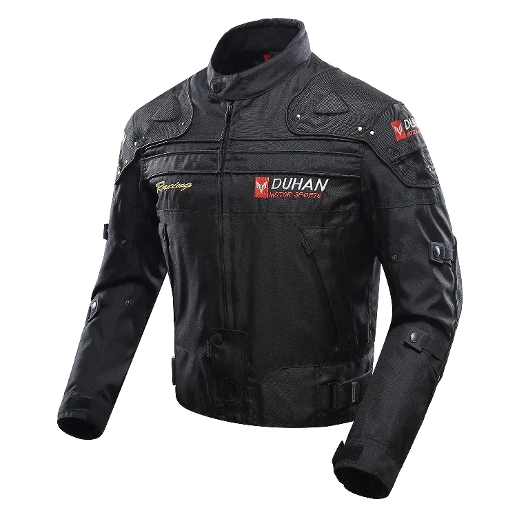 Giacca da moto DUHAN economica corta staccabile fodera calda giacca da moto e abbigliamento da corsa