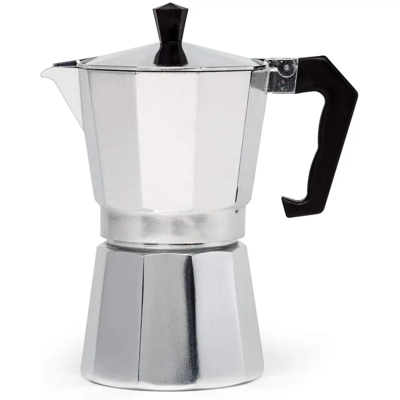 Cucina per caffè e casa facile da usare classico fornello in alluminio macchina per caffè Espresso Moka