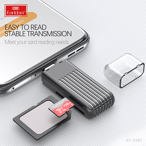 Eardom 2 in 1 OTG + การ์ดรีดเดอร์รองรับการ์ด SD การ์ด TF พร้อมปลั๊กและเล่นความเร็วสูง - Product Image 3