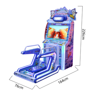 32 "スクリーン付き屋内アーケードスキーゲーム機クラシックキッズアーケードゲームの売れ筋