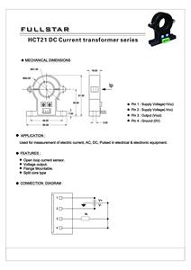 Precio de fábrica 100A 5V fuente de alimentación dual bucle abierto núcleo dividido efecto Hall DC AC sensor de corriente - Product Image 5
