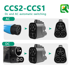 CCS2 to CCS1 AC/DCアダプターCCS2充電器to CCS1 EV CCS2 to CCS1電気自動車充電器AC/DC高速Ev充電アダプター - Product Image 2