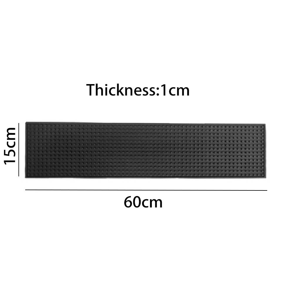 60x15x1cm black bar mat
