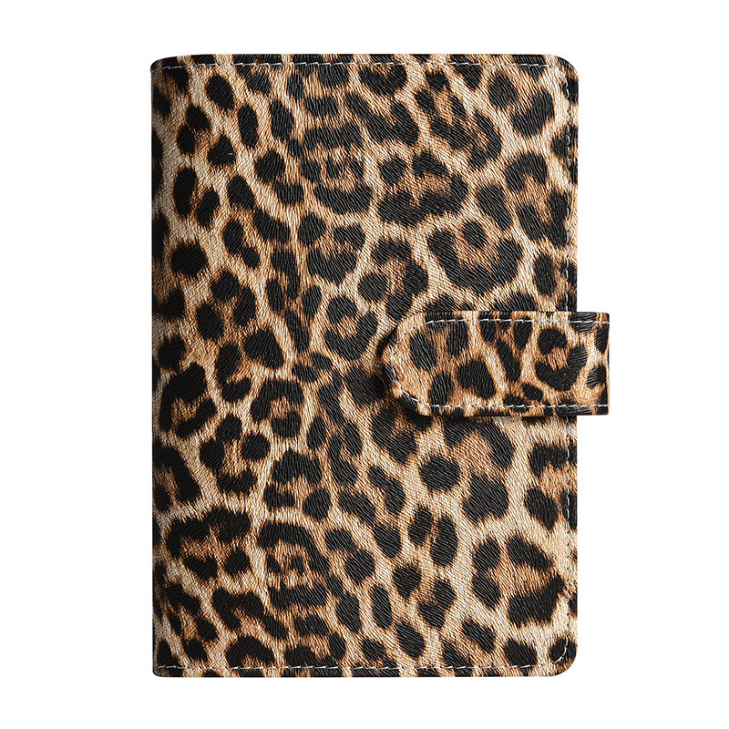 Leopard-print brown-single shell