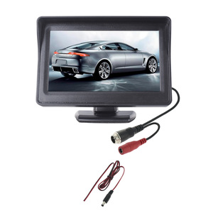 Monitor de coche de 4,3 pulgadas, pantalla de imagen de marcha atrás de entrada AV bidireccional de escritorio, monitor LCD de coche - Product Image 6