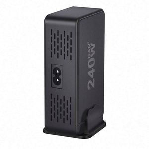 240W Gan多8端口4个USB和4个PD C型充电器100W电脑充电器USB C电源适配器QC3.0快速手机充电器 - Product Image 3