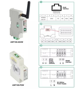 Acrel AWT100-4GHW Smart Gateway <strong>Wireless</strong> 4G IoT Energy Management System Supports MQTT <strong>Protocol</strong> Communication <strong>Networking</strong> - Product Image 5