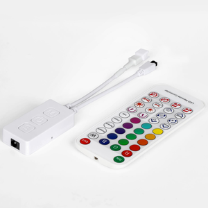 SP611E светодиодный RGB пиксельный контроллер Bluetooth синхронный музыкальный контроллер DC 5 В 42 В Адресуемая полоса контроллер 3 кнопки ИК пульт дистанционного управления - Product Image 1