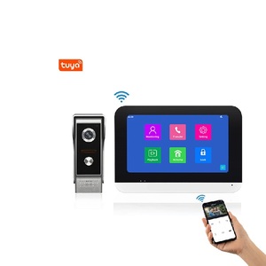Timbre de vídeo inteligente WiFi inalámbrico Tuya de alta calidad con cámara de Color de visión nocturna para videoportero de seguridad para el hogar - Product Image 1