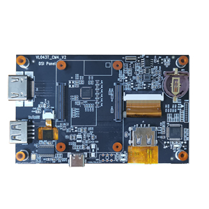4.3 "800x480 espansione Touch Screen per Raspberry Pi Compute modulo 4 compatibile HDMI per seconda visualizzazione supporto batteria RTC - Product Image 2