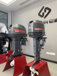 Laogen 40hp船外機2ストロークボート船外機はYamahaEnduro 40X 66Tと電動スタートアウトボードボートモーターを一致させます - Product Image 5