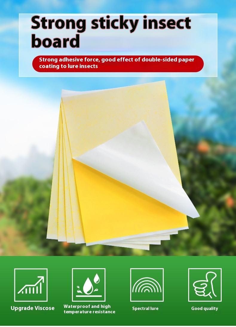 20*10 laminated yellow board - 1 piece