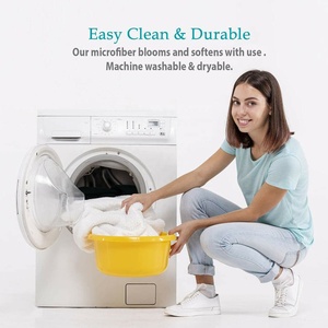 Chăn Chần Sợi Nhỏ Sang Trọng Chăn <span class=keywords><strong>Doona</strong></span> Vải Polyester Nhẹ Cỡ King Với Vỏ Bông Cho Khách Sạn Gia Đình - Product Image 6