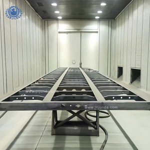 New Type Steel Structure Workpiece Cheap Sandblasting Room Sand <strong>Blast</strong> Cabin with Automatic Recovery System - Product Image 1