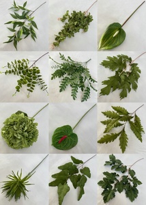 A215 Hoa Nhân Tạo Màu Xanh Lá Cây Tú Cầu Rừng Ngoài Trời Trang Trí Đám Cưới Vòm Hàng Vườn Trang Trí Nội Thất Cô Dâu Bó Hoa - Product Image 6