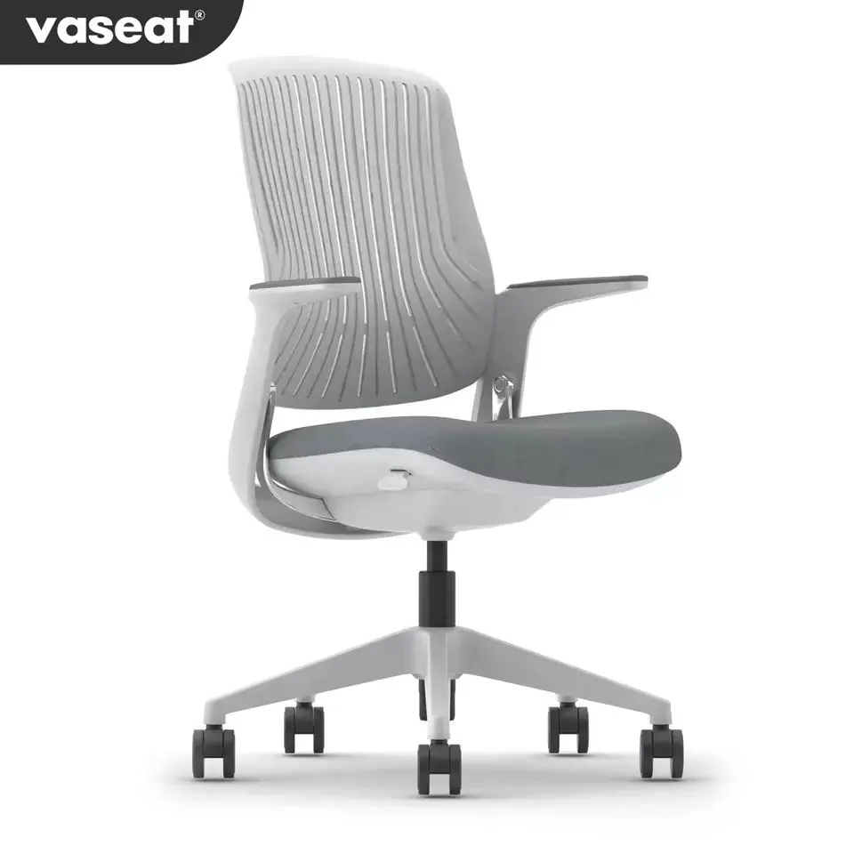 Vaseat-silla giratoria de respaldo alto de malla ajustable, silla ergonómica de oficina, BIFMA, muestra gratis