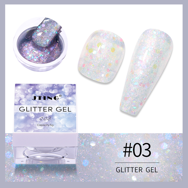 #03 gel pailleté