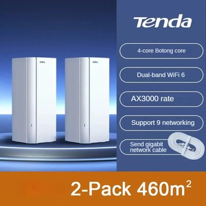 Tenda AX3000กิกะบิต Wifi6เราเตอร์ตาข่ายทั้งบ้าน5G 2167Mbps ความเร็วสูง5500.ft EC12ไฟร์วอลล์ที่มีการเข้ารหัส WEP - Product Image 6