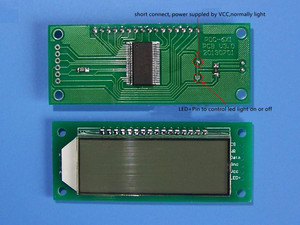 Taidacent SPI Retroilluminazione Blu 6 Cifre 8 Segmento di Carattere Display LCD Caricabatteria HT1621 Display LCD - Product Image 5