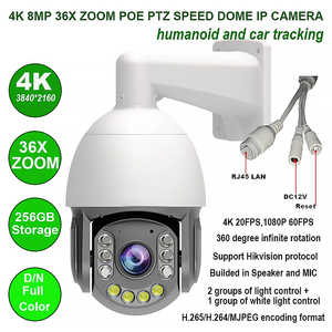 Cámara IP PTZ 4K de 8MP, ZOOM 36X, domo de velocidad POE, Protocolo en vivo de youtube, IVM4200, P2P, en VIF, IMX415, SD, 256GB, cámara IP - Product Image 2