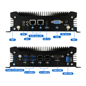 Fanless Industrial Mini Pc With 13Th Gen I5 1335U I7 1255U With R232 Win10/11 Pro VGA HD <strong>Embedded</strong> Mini <strong>Computer</strong> - Product Image 5