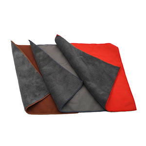 Toptan promosyon shasuede kompozit kumaş promosyon süet tabakası üzerinde özel kabartma logosu geyik derisi derin temizlik masaüstü bez - Product Image 2