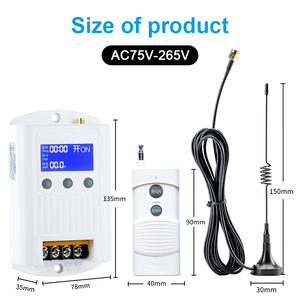 220V 40A LCD-Display-Timer Fernbedienung schalter Drahtlos für Motor wasserpumpe und Werbe licht anzeige NFC-Netzwerk - Product Image 2
