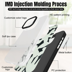 TENCHEN2024 iPhoneマットクリア電話ケース用カスタムimdtpupc携帯電話ケースカバー新着 - Product Image 2