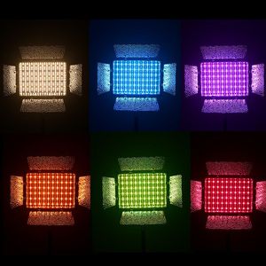 Yongnuo YN300 IV <span class=keywords><strong>YN</strong></span>-<span class=keywords><strong>300</strong></span> IV RGB <span class=keywords><strong>LED</strong></span> וידאו אור 3200k-5500K RGB מלא צבע מצלמה תמונה תאורה עבור סטודיו וידאו