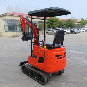 Mini ekskavatör yükleyici 1.0 Ton Mini yükleyici paletli ekskavatör yükleyici makine inşaat veya Form için - Product Image 4