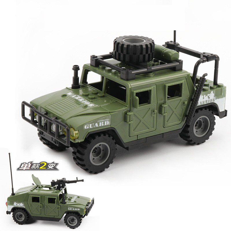 773 véhicule militaire vert en sac