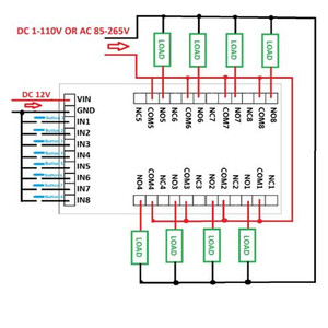IO22D04 DC 12V 8 Channel Pro mini PLC Board Relay Shield Module for <strong>Arduino</strong> Multifunction <strong>Delay</strong> Timer Switch Board - Product Image 6