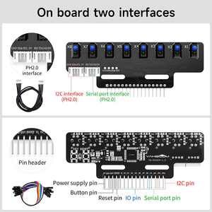 Módulo de sensor de seguimiento infrarrojo de 8 canales Yahboom, una tecla para la calibración automática para Raspberry Pi Microbit - Product Image 5