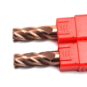55HRC 4-edge tungsten çelik alaşım yuvarlak burun freze kesicisi boğa burun kesici R0.1 0.2 0.3 0.5 1 1.5 2 3 - Product Image 3