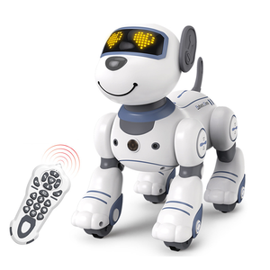 YX programmabile Robot cane giocattolo con controllo vocale per i bambini, 2.4GHz telecomando cane giocattolo Robot regalo di compleanno giocattolo per le ragazze - Product Image 1