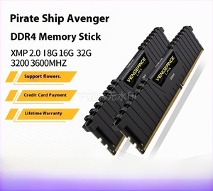 Cors-Air Vengeance RGB Licht leiste 8G / 16G / 32G DDR4 RAM ECC-Funktion 3200/3600 Desktop-Computer Speicher kapazität Auf Lager Weste