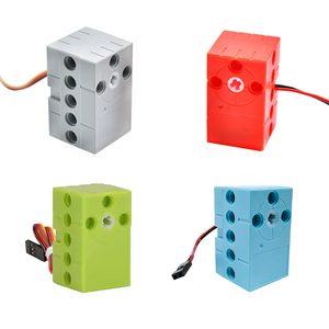 Motore a doppia uscita 2KG a corrente continua a rotazione di 360 gradi e Servo motoriduttore di inversione per Lego - Product Image 1