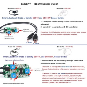 Sensor de movimiento de 12v 12V Detector de movimiento automáticos infrarrojos PIR Sensor de 12v 12V 180 grados de rotación al aire libre temporizador interruptor de la luz - Product Image 5
