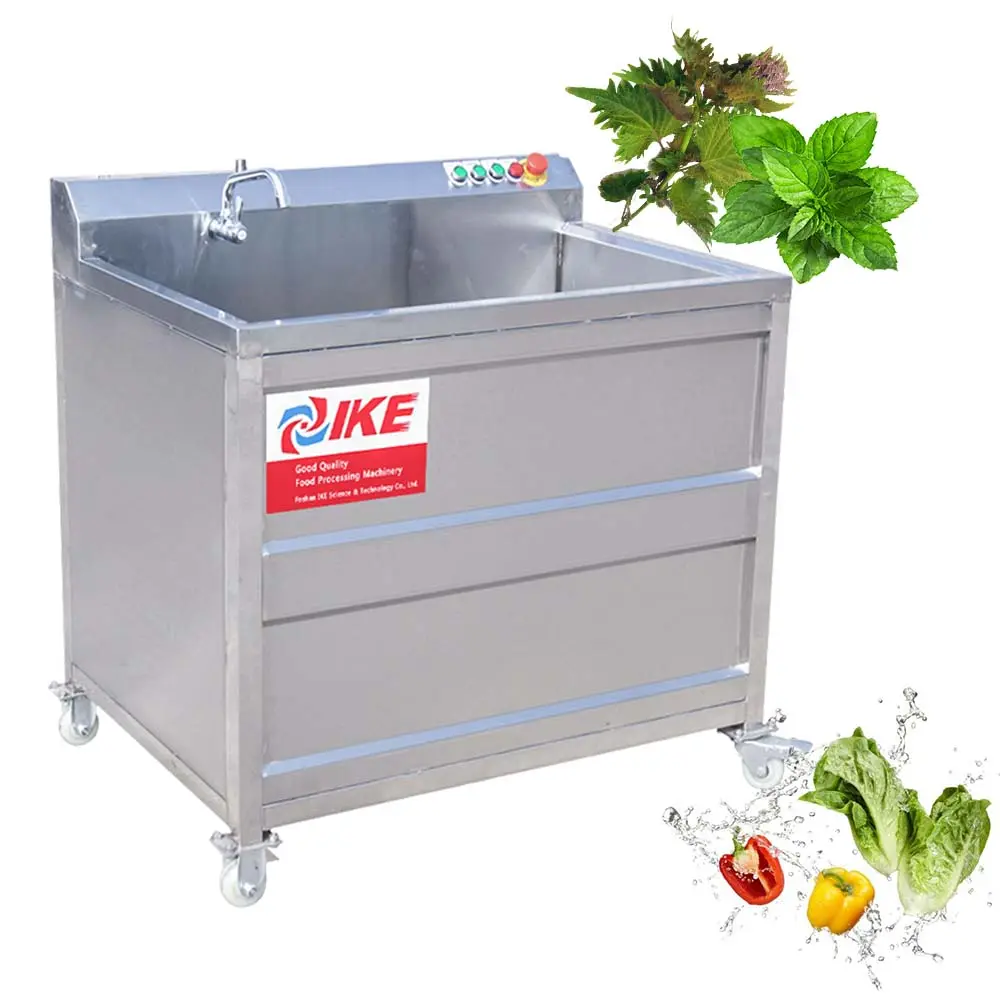 Automatic Bubble Vegetable Washing Machine Perilla Mint Leaf Vegetable Ozone Washing Machine
