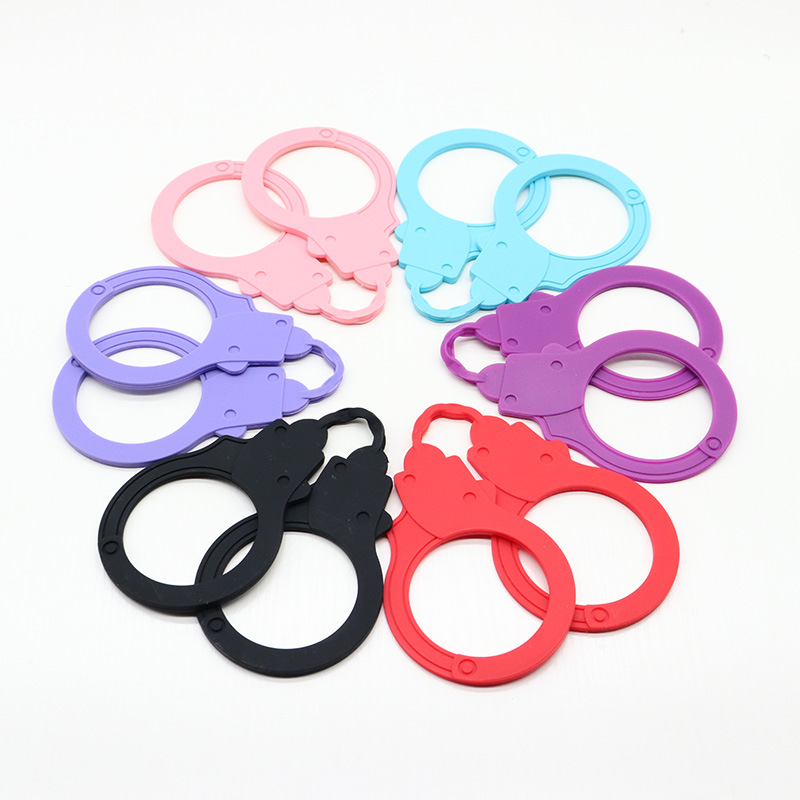 Menottes en silicone multicolores